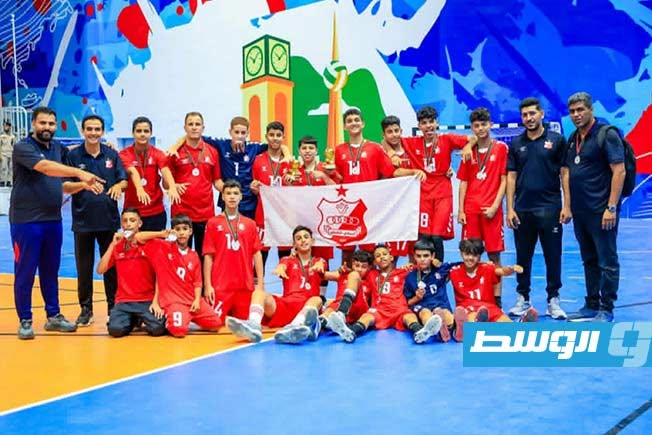 الأهلي بنغازي يتوج بلقب كأس ليبيا للكرة الطائرة تحت 14 عامًا