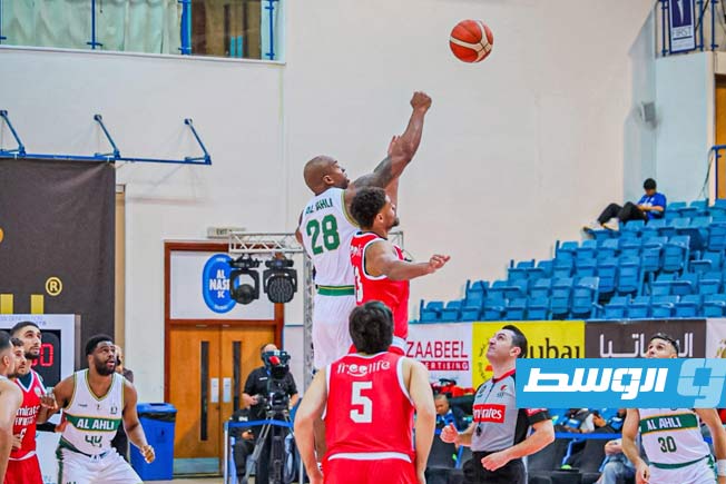 Al Ahli Tripoli beats defending champions Beirut SC in their first game of the 35th Dubai Basketball Championship