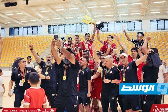 الاتحاد يعتلي عرش الدوري الليبي لكرة القدم داخل الصالات