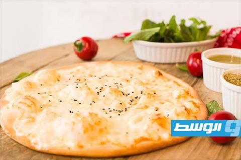 منقوشة بيض وجبن وزعتر