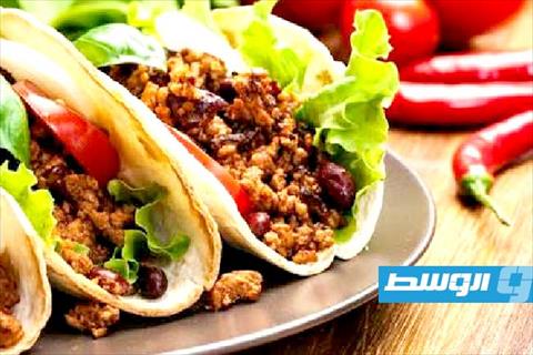 تاكو لحم حار